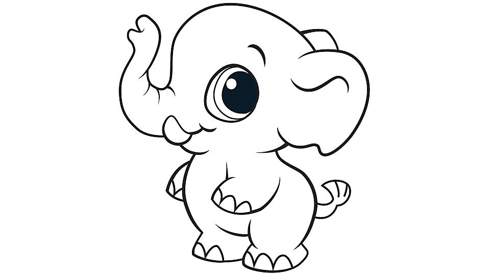 960x540 Baby Elephant Coloring Page Great Baby Elephant Coloring Pages