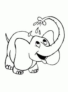 224x300 Best Elephant Coloring Pages For Kids Images