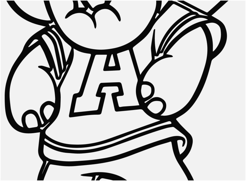 827x609 Elephant Coloring Pages For Preschool Capture Alabama Football