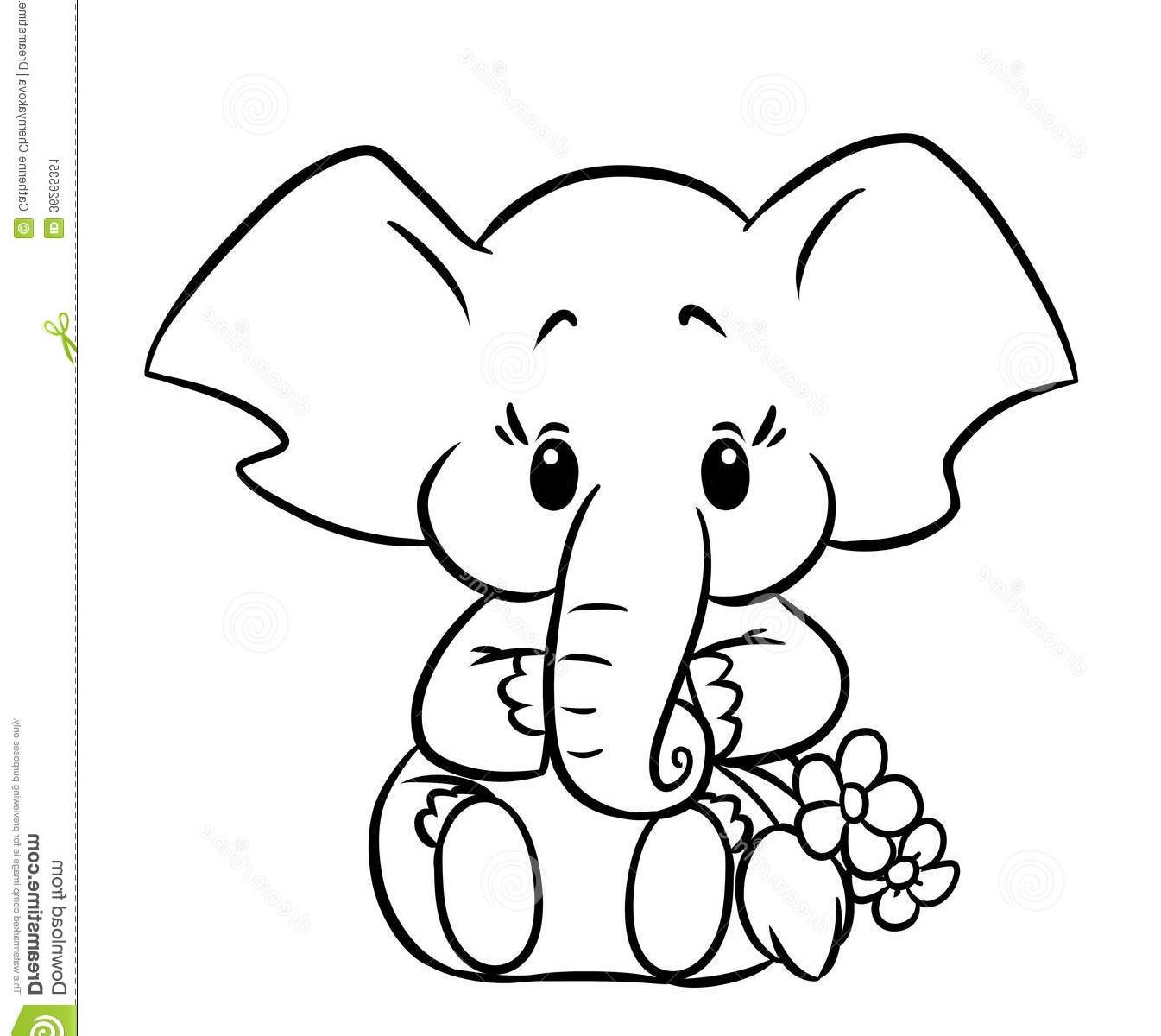 1345x1200 Coloring For Kids Literarywondrous Baby Elephant Pages Free