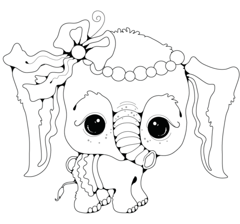 480x449 Baby Elephant Coloring Pages Coloring Pages Elephants