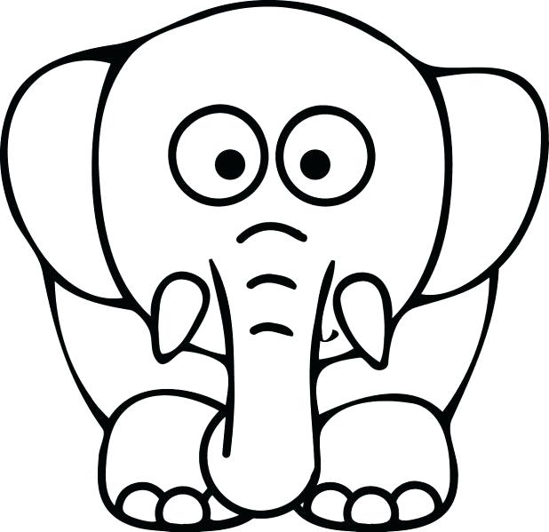 618x599 Coloring Pages Elephant Elephant Coloring Pages Printable Mandala