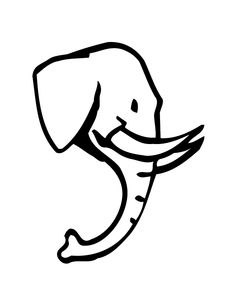 236x305 Elephant Head Coloring Page Elephants Coloring Book