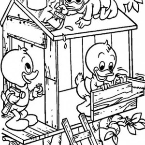 300x300 Treehouse Awesome Design Coloring Page Color Luna