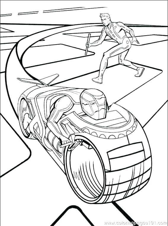 567x763 Tron Coloring Pages Tron Legacy Coloring Pages Coloring Pages
