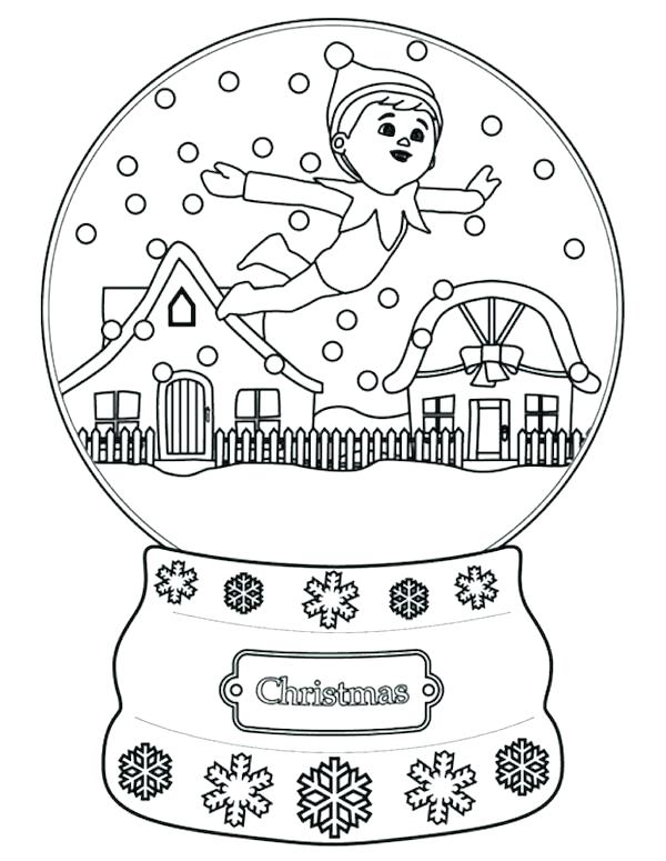 600x775 Elf On The Shelf Colouring Pages Printable Elves Coloring Pages