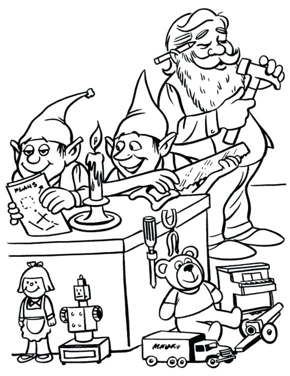 580x753 Elf Coloring Pages Elf Coloring Pages And A Elf Coloring Pages