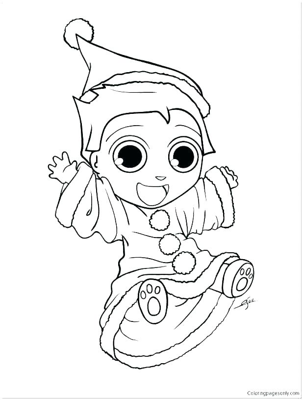 618x815 Elf Printable Coloring Pages Elf Printable Coloring Pages Elf