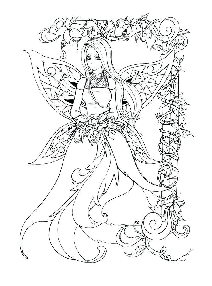 736x992 Idea Free Printable Elf Coloring Pages For Fairy Pic
