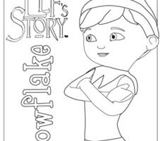 227x200 Elf On The Shelf Coloring Pages Elf On The Shelf Coloring Pages