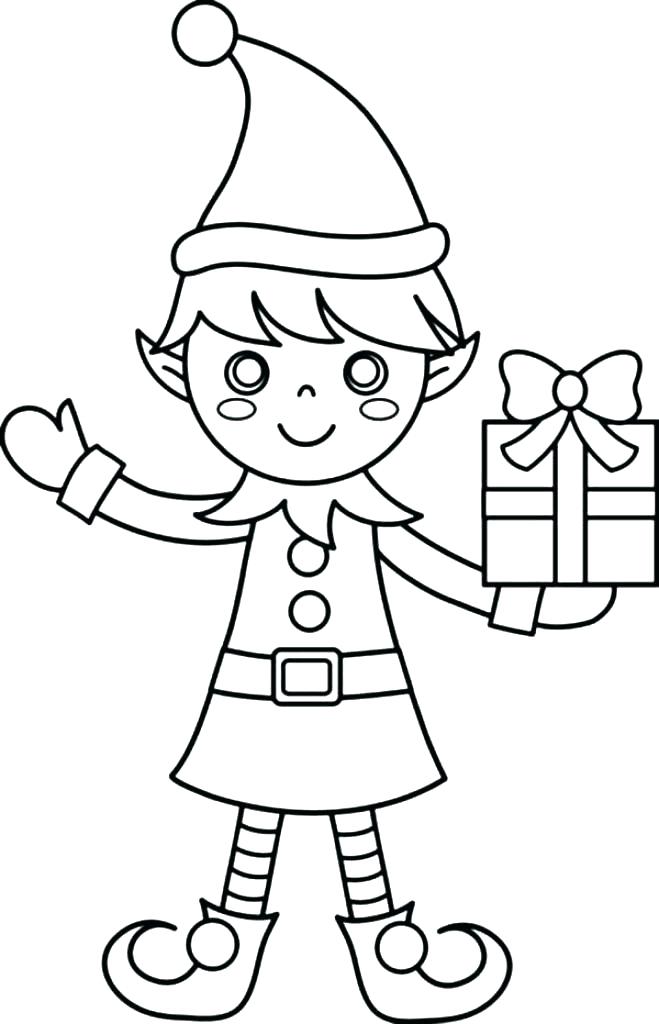 659x1024 Elf Coloring Pages Printable Pictures Elf Coloring Book Free Elf