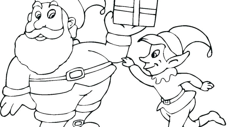 770x430 Girl Elf Coloring Sheets Kids Coloring Elf Coloring Pages