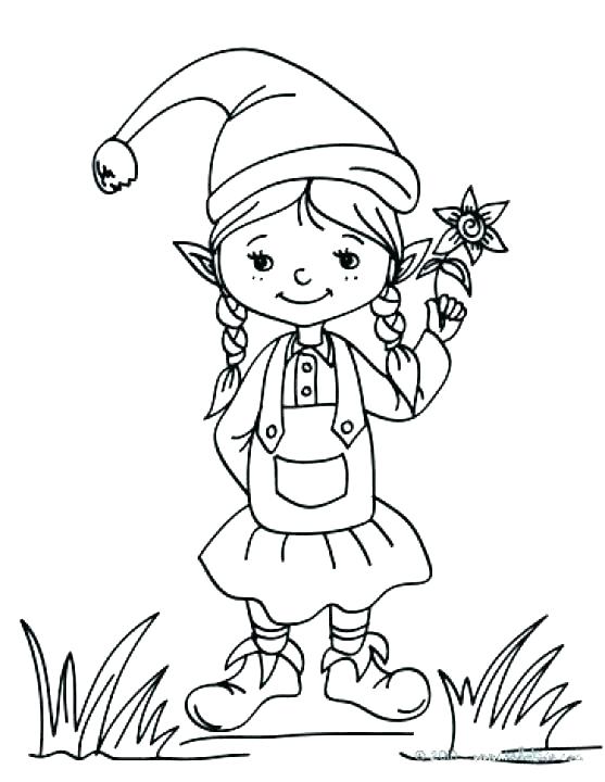 557x720 Elf On The Shelf Coloring Also Elf On The Shelf Coloring Page Elf