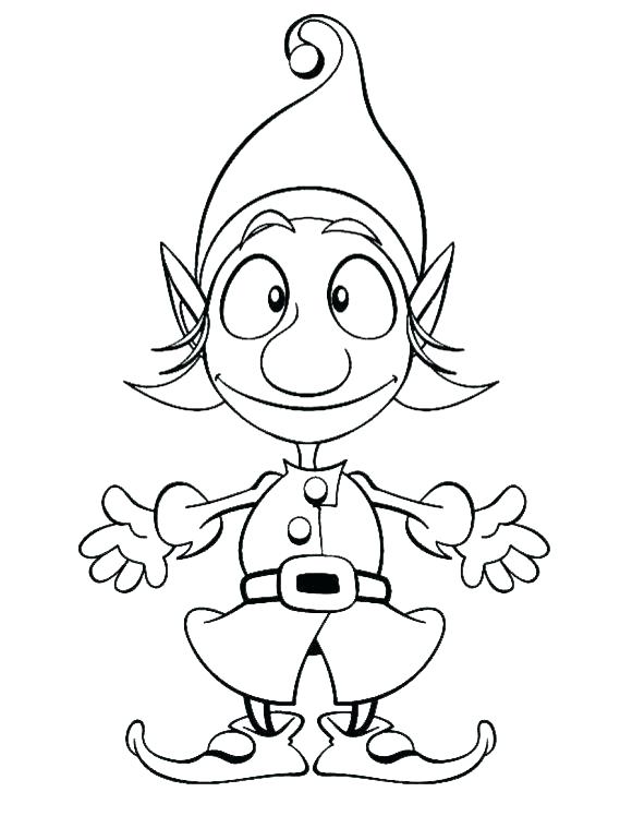 580x748 Elf The Shelf Coloring Page Elf The Shelf Color Pages Elf