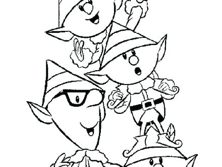 440x330 Elf On The Shelf Reindeer Coloring Pages Elf Shelf Coloring Page