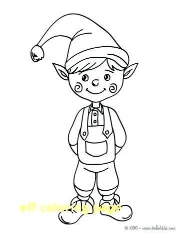 364x470 Elf On The Shelf Coloring Also Elf On The Shelf Coloring Page Elf