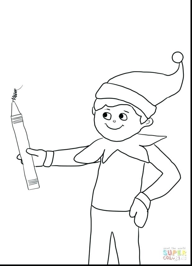 618x855 Elf On The Shelf Coloring Pages Elf On The Shelf Coloring Pages