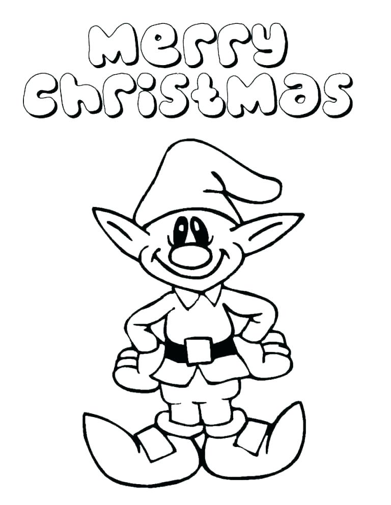 768x993 Elf Coloring Pages Funny Little Elf Coloring Page Elf Colouring