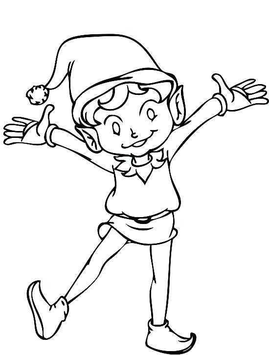 550x726 Elf On The Shelf Coloring Pages Click To See Printable Version