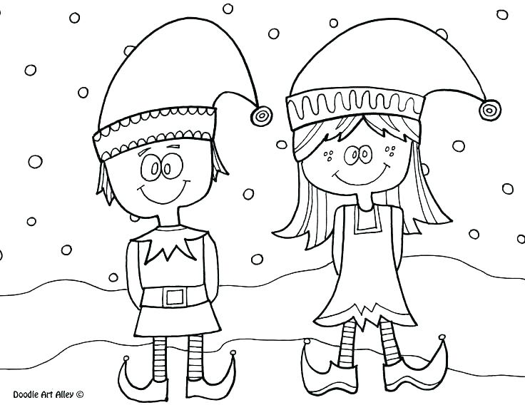736x568 Elf On The Shelf Printable Coloring Pages