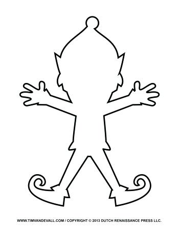 350x453 Elf Coloring Pages Printable