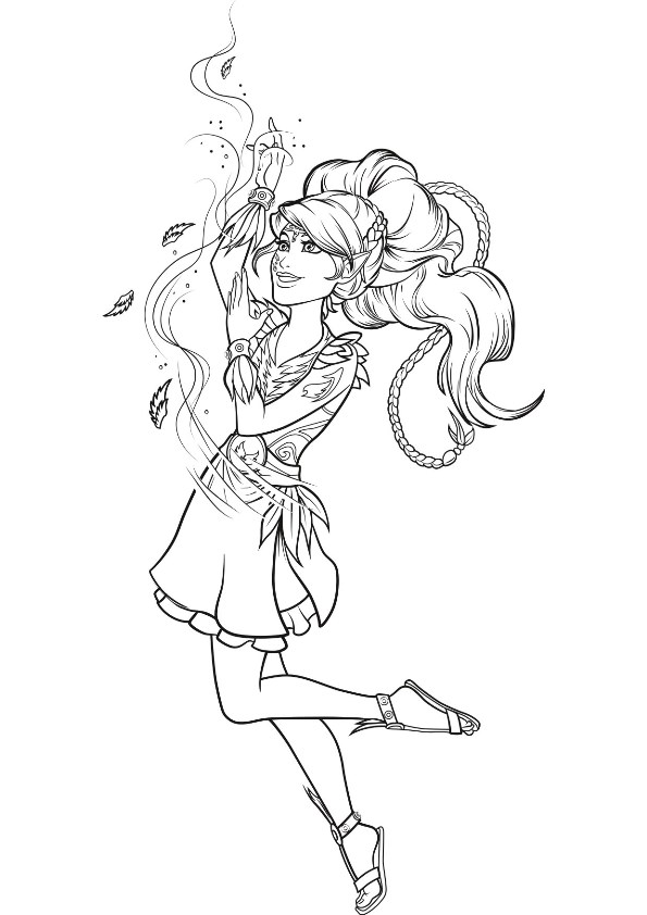 595x842 Kids N Coloring Pages Of Lego Elves