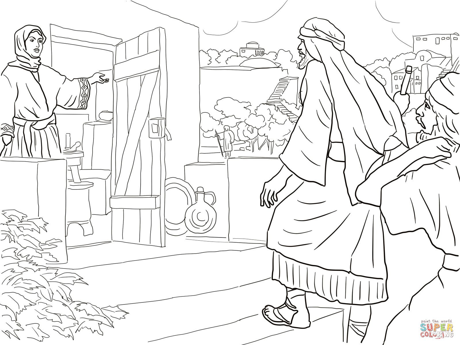 1600x1200 Unique Elijah And Elisha Coloring Pages For Kids Design Free