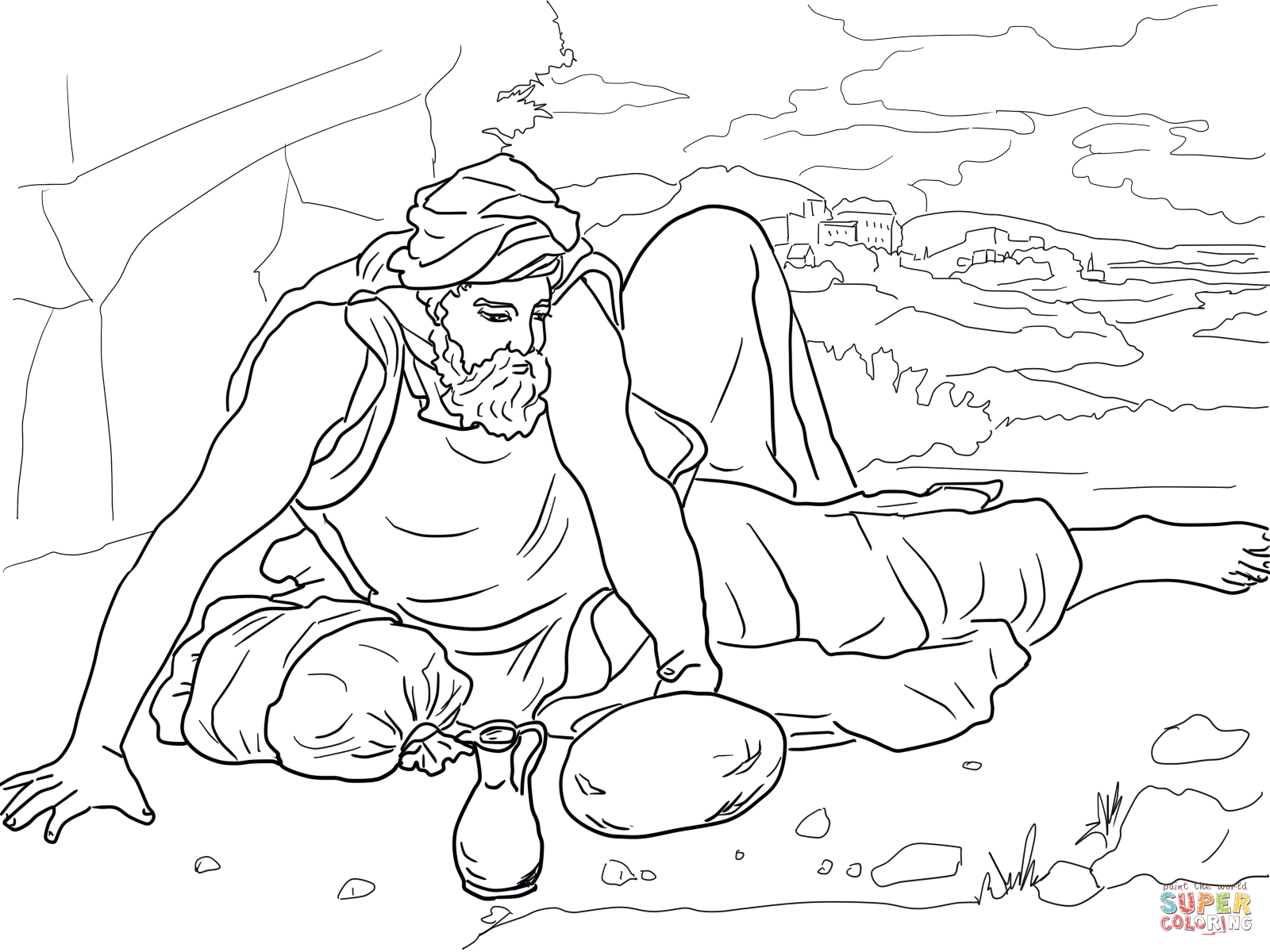1600x1200 Elijah Coloring Pages Coloring Pages For Free