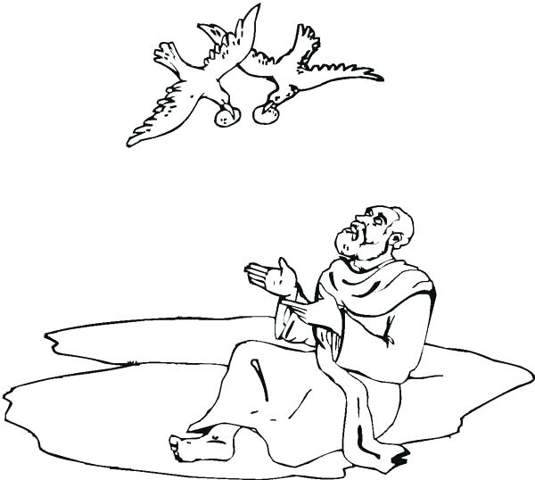 600x538 Elijah Coloring Pages Coloring Pages Bible Story Coloring Pages