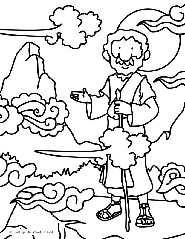 619x800 Elijah At Horeb Coloring Page Crafting The Word Of God