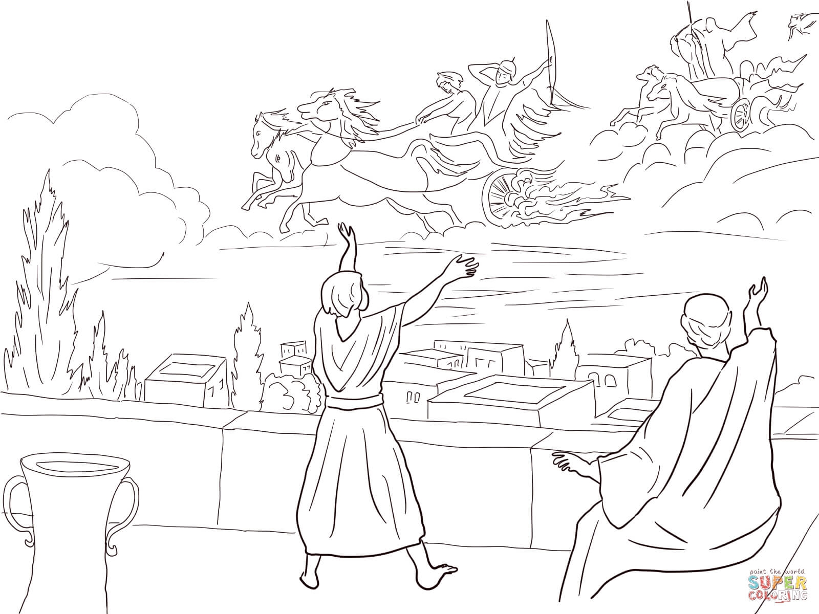 1600x1200 Elijah And Elisha Coloring Pages Collection Coloring For Kids