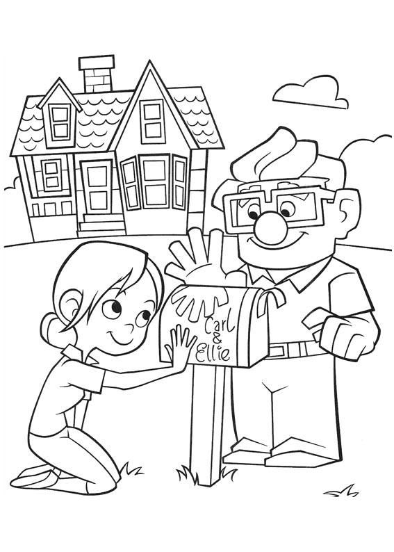 567x794 Up Coloring Pages For Kids Birthday Party Cool Ideas