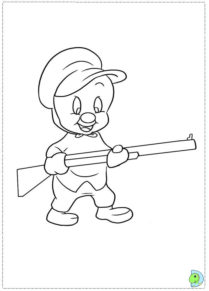 691x960 Elmer Fudd Coloring Page