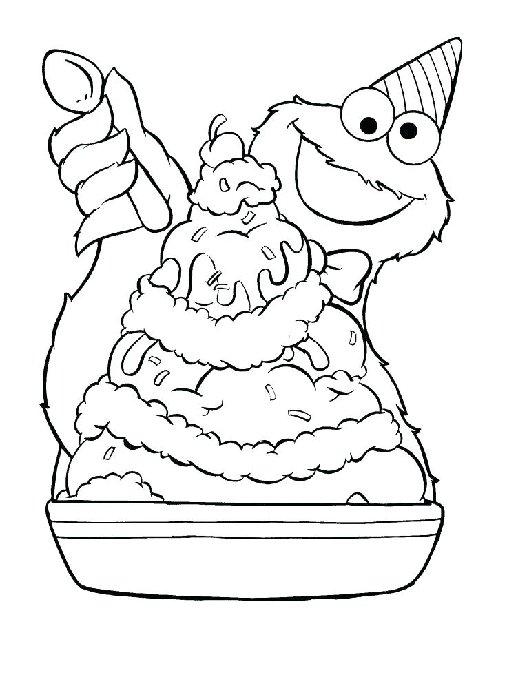 736x1012 Printable Coloring Pages Sesame Street Cookie Monster Printable