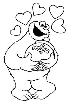 236x330 Top Free Printable Cookie Monster Coloring Pages Online