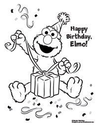 200x258 Elmo Loves To Open Presents Coloring Page Party Ideas