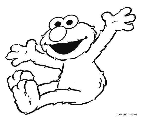 567x476 Printable Elmo Coloring Pages For Kids