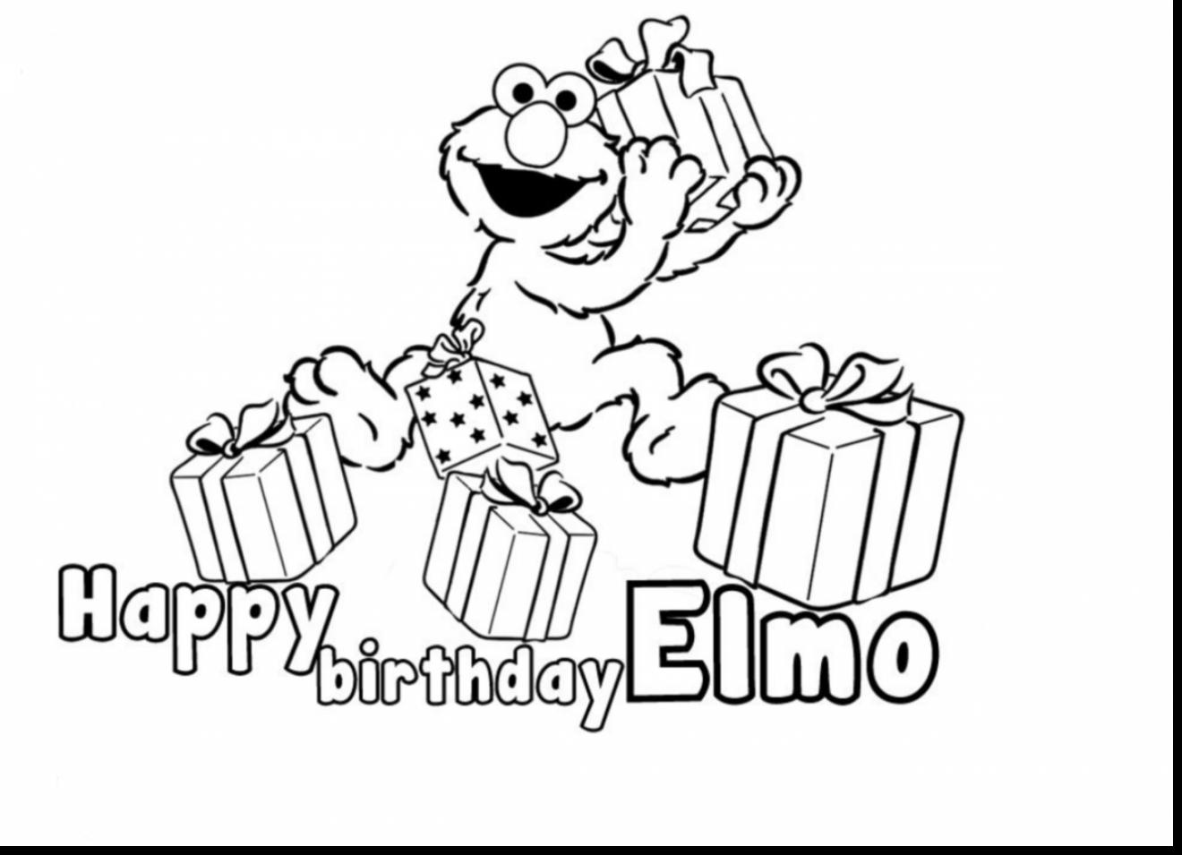 1320x955 Elmo Birthday Coloring Pages Surprising Printable With Arilitv