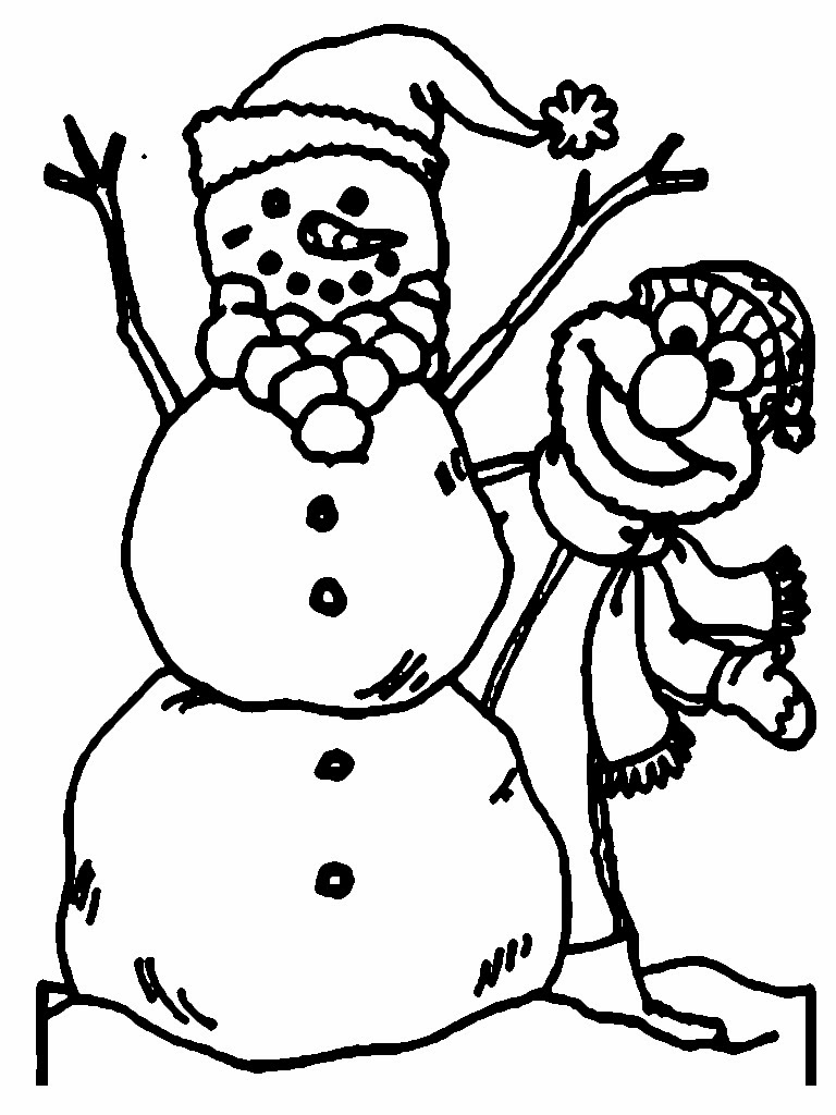 768x1024 Elmo Christmas Printable Coloring Pages