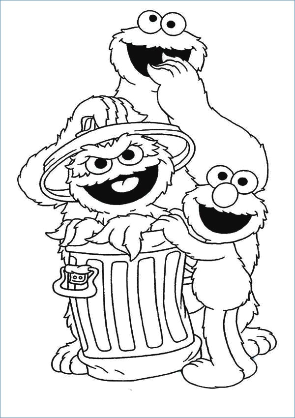 600x850 Elmo Sesame Street Merry Christmas Coloring Page