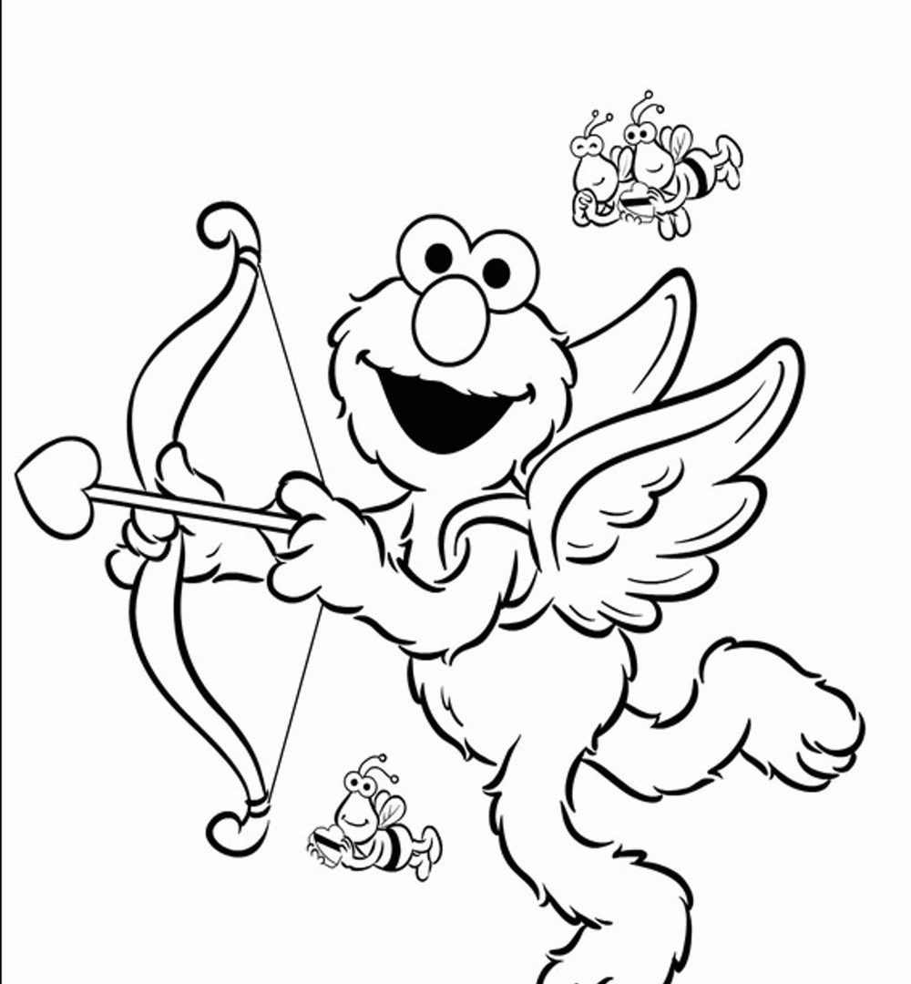 1000x1080 Sesame Street Elmo Coloring Page Print Color Pages Printable