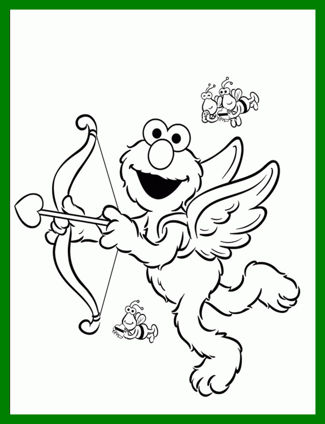 1062x1384 Unbelievable Print U Elmo Coloring Pages For Children Home