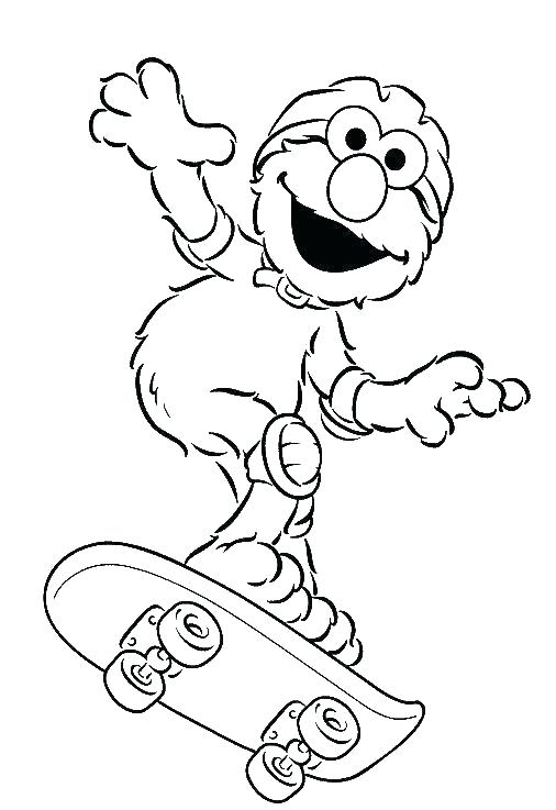 506x737 Cute Coloring Pages Free Free Free Elmo Face Printables