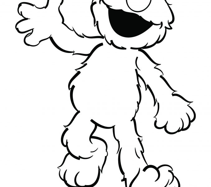 678x600 Elmo Colouring Kids Coloring