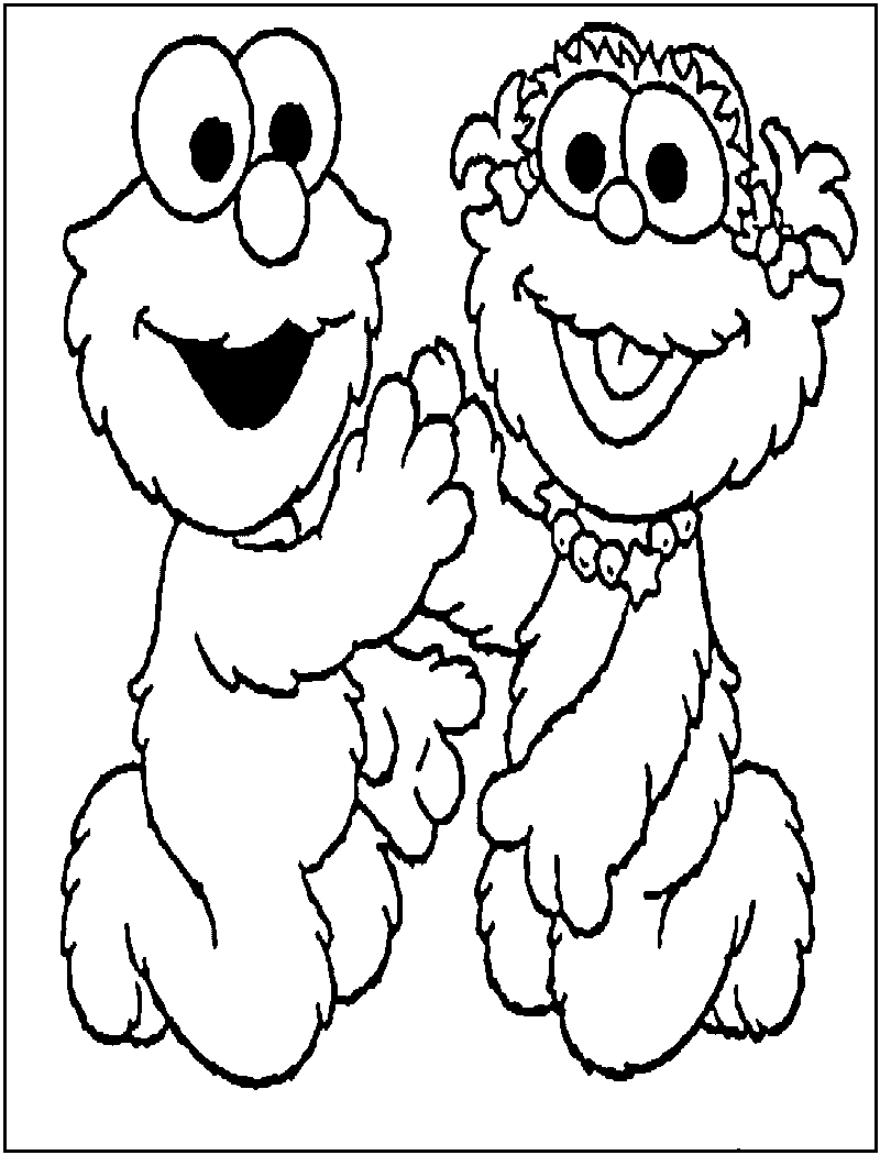 800x1050 Top Elmo Coloring Pages Free Coloring Pages Of Elmo And Zoe Have