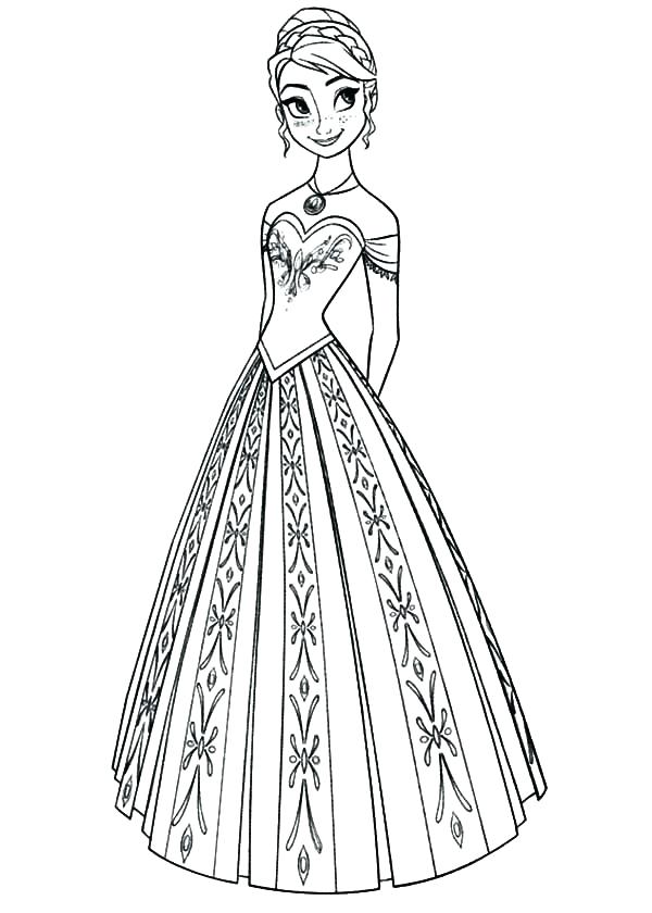600x840 Anna Coloring Pages And Coloring Pages Frozen Coloring Page