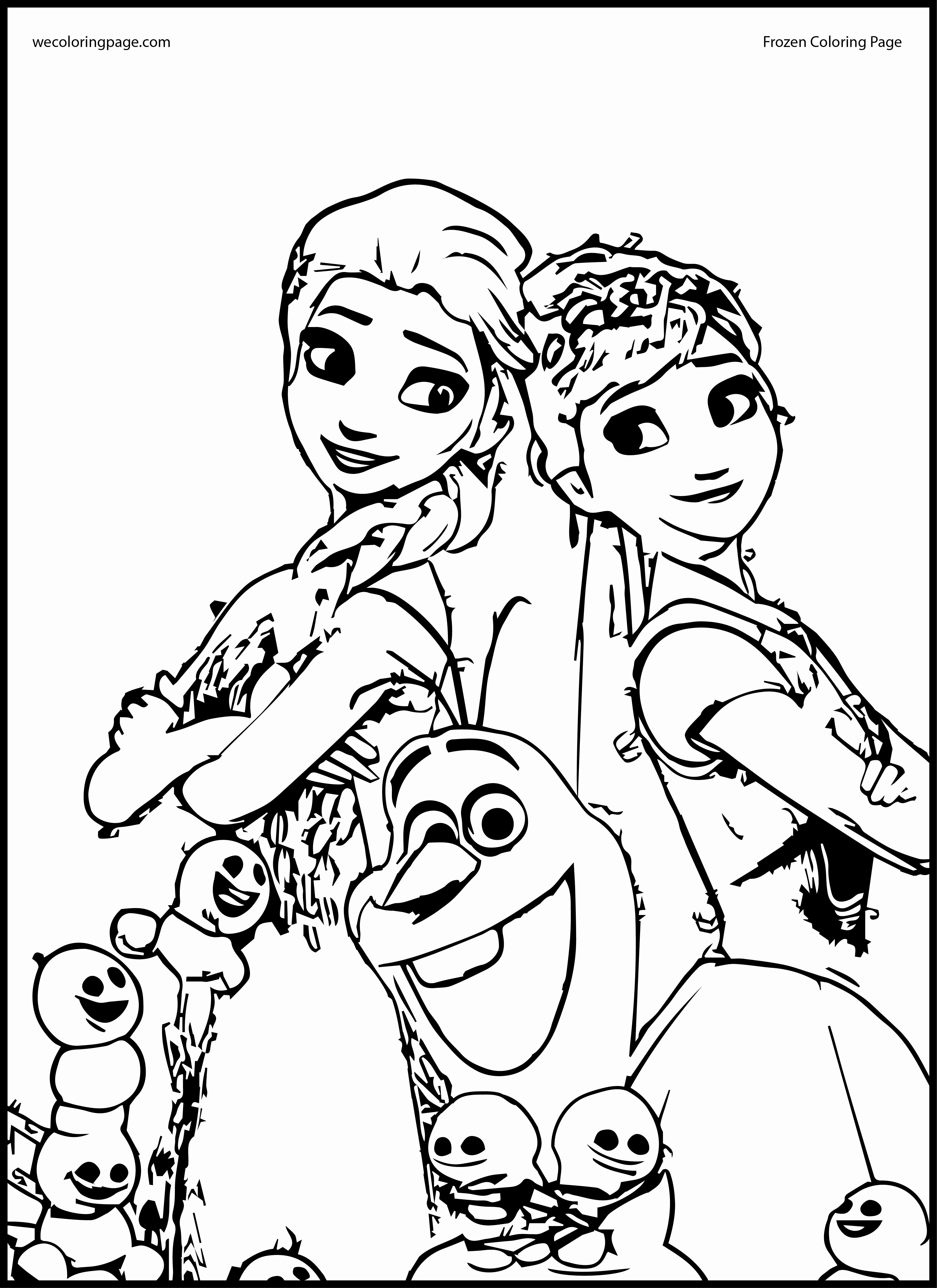 3632x4990 Coloring Pages Frozen Luxury Elsa And Anna Coloring Pages