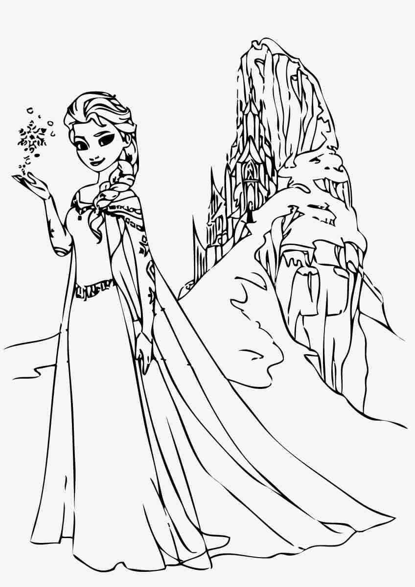 848x1200 Frozen Elsa Anna Coloring Page Pages Unbelievable