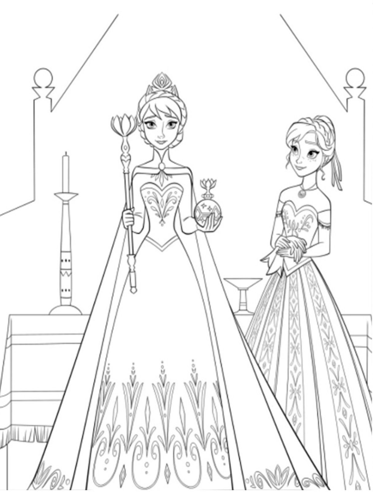 1216x1604 Disney Frozen Anna Coloring Page S Frozen Coloring Pages Anna