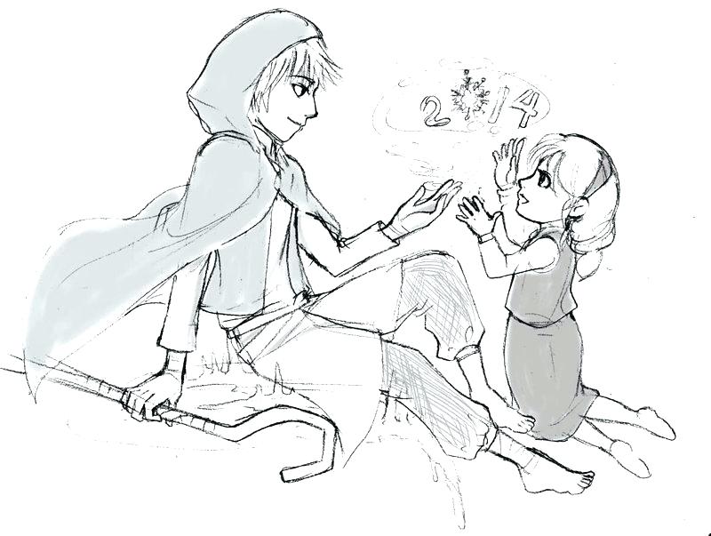 800x603 Jack Frost Coloring Pages Jack Frost Manipulating Ice And Snow